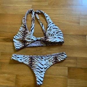 Acacia swimwear tiger print bikini